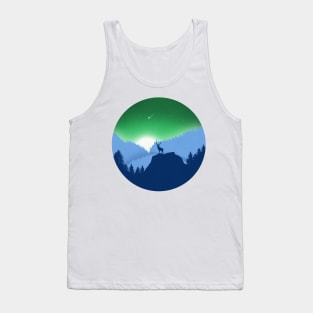 Subtle Gay Man Pride Flag Landscape Tank Top